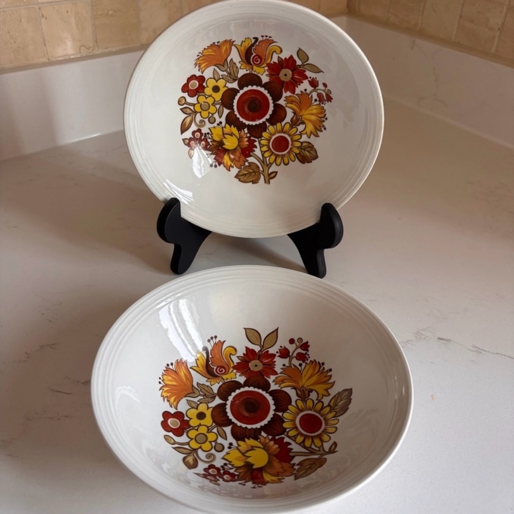 Myott Festival Ironstone Vintage Small Bowls